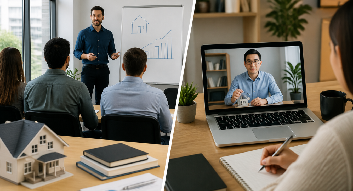 Real Estate Investing Courses Near Me: Finding Local vs. Online Education