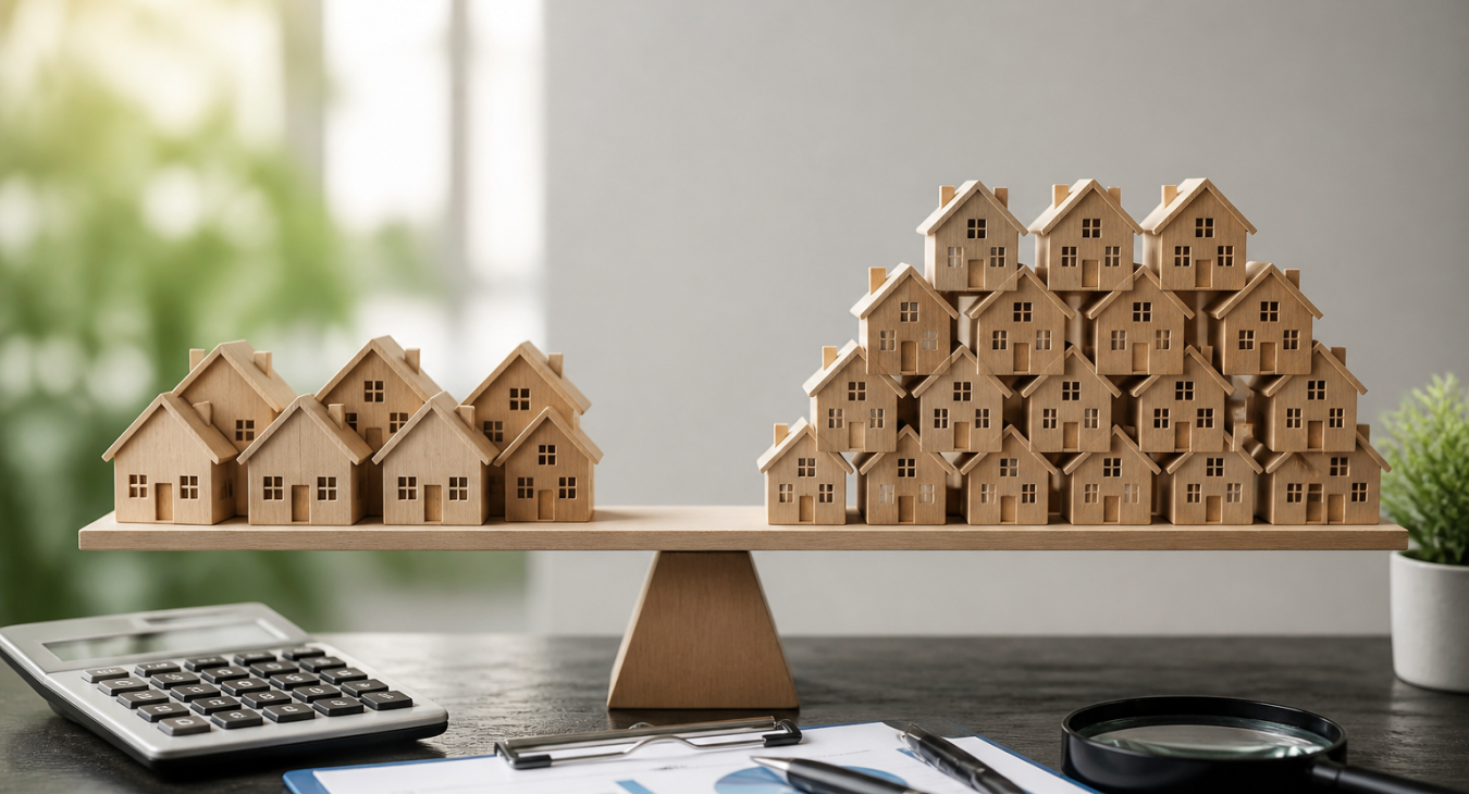 5 Paid-Off Rentals vs. 15 With Mortgages: The Math Compared