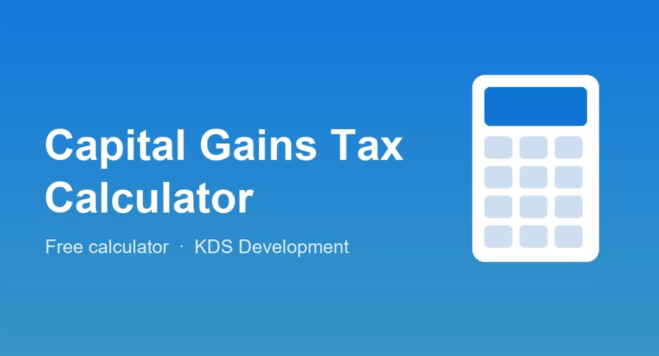 Capital Gains Tax Calculator for Real Estate (2026)