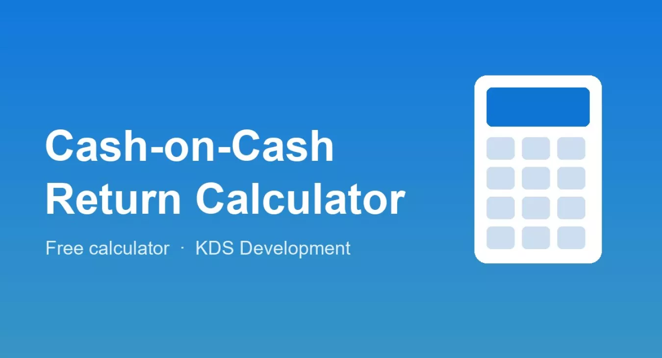 Cash-on-Cash Return Calculator