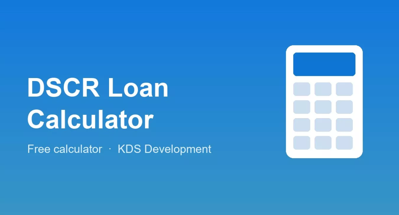 DSCR Calculator for Rental Property Loans