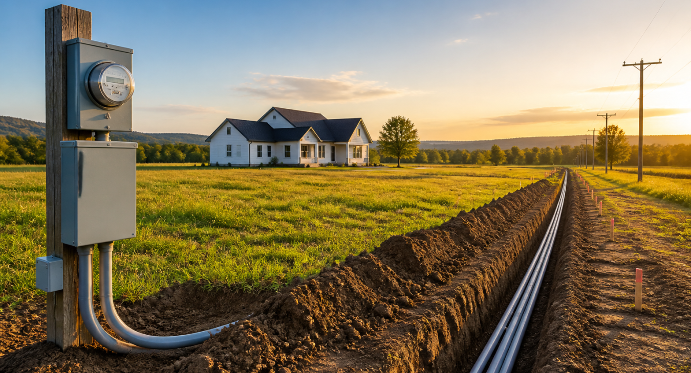 How Much Does It Cost to Run Electricity to Land? Budget Guide