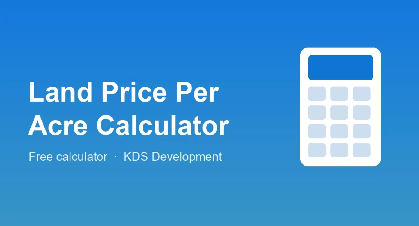 Land Price Per Acre Calculator
