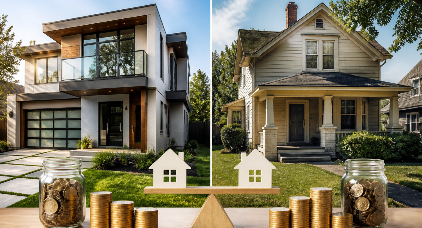 New Construction vs Older Homes for Investment: Cost & ROI Analysis