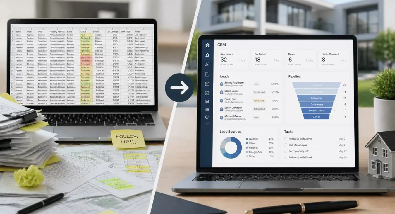 Real Estate CRM vs Spreadsheet: Why You Need a CRM