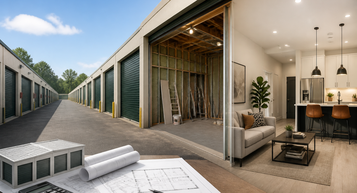 Self-Storage Conversion Guide: Costs, ROI & How to Execute