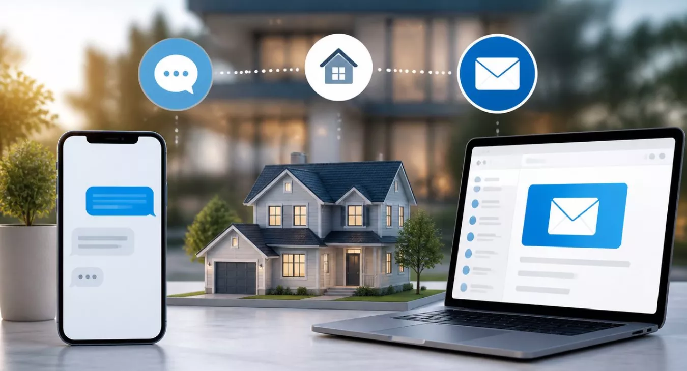SMS vs Email in Real Estate CRM: Which Channel Converts Better
