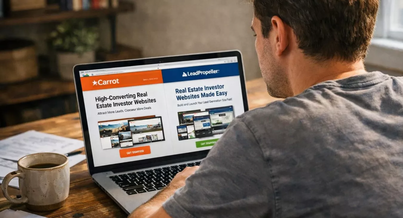 Carrot vs LeadPropeller: Best Investor Website Builder