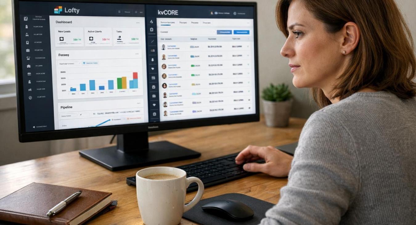 Lofty vs kvCORE: AI Agent CRM Showdown