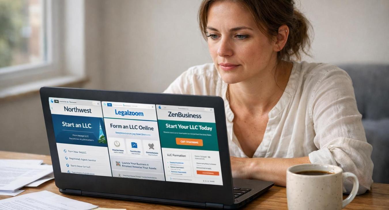 Northwest vs LegalZoom vs ZenBusiness: LLC Compared