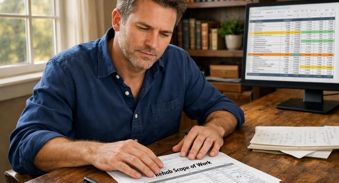 Rehab Scope of Work Template for Investors